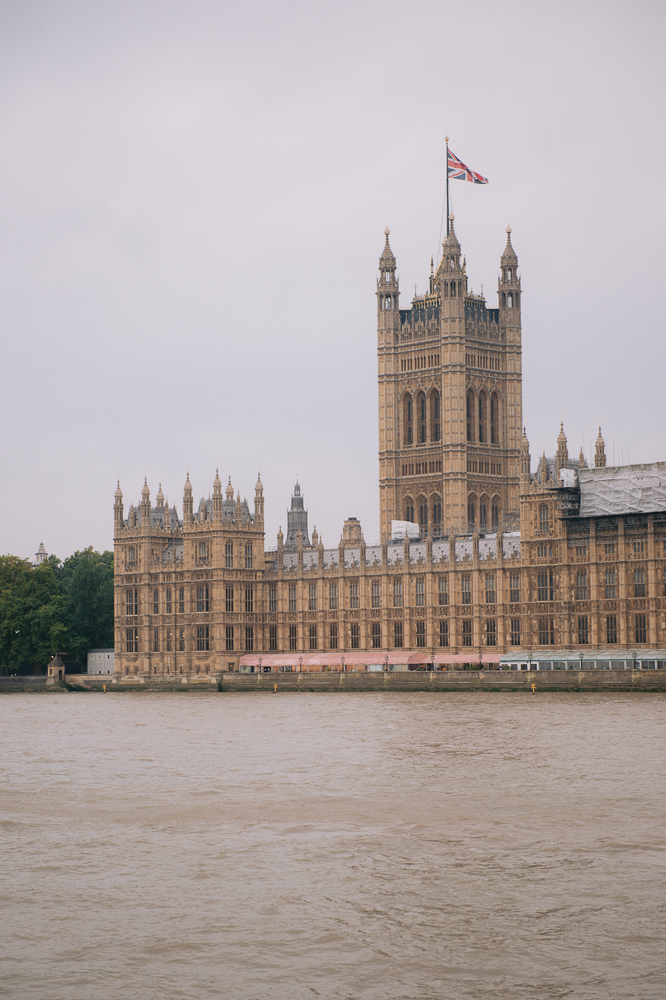 Palace of Westminster and river Thames