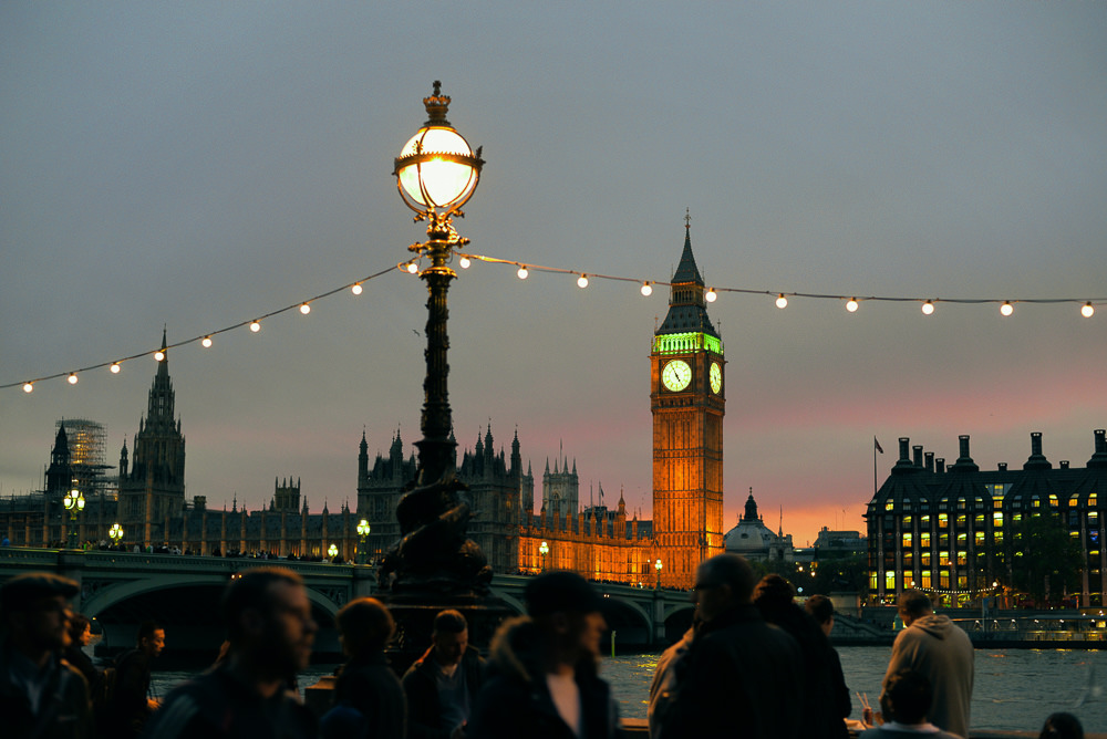 Big Ben at night