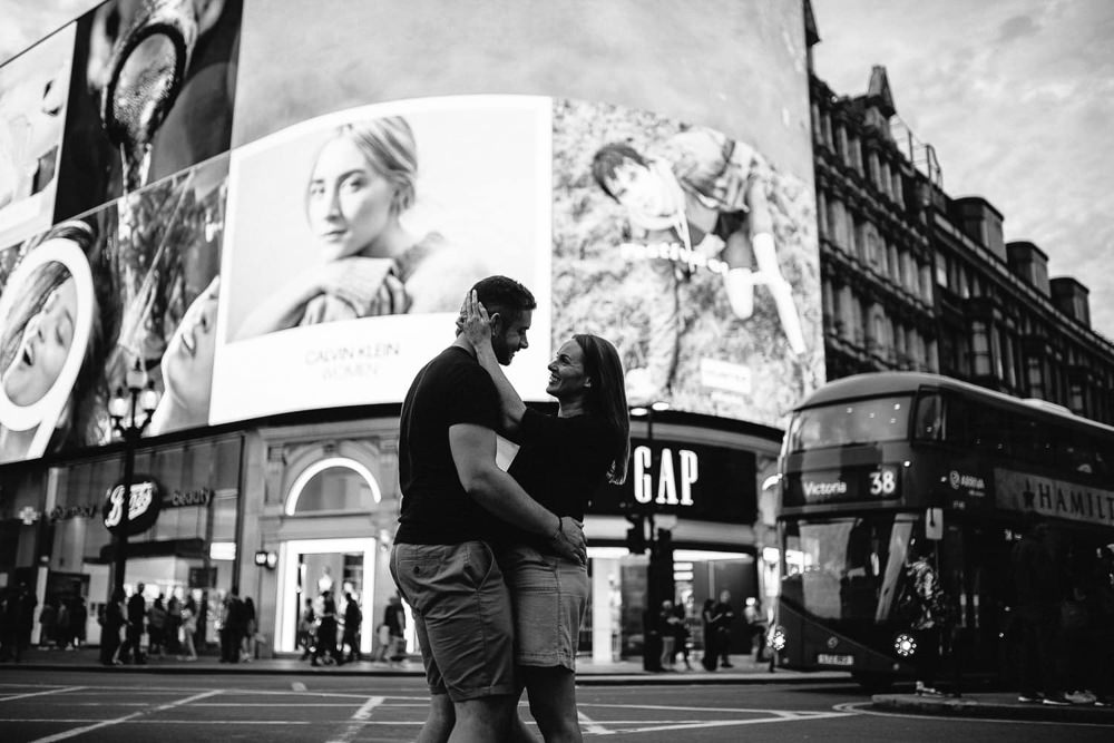 Piccadilly Circus at night