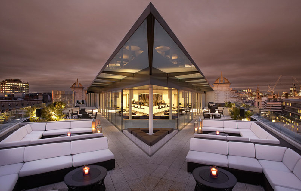 Rooftop of ME London by Melia