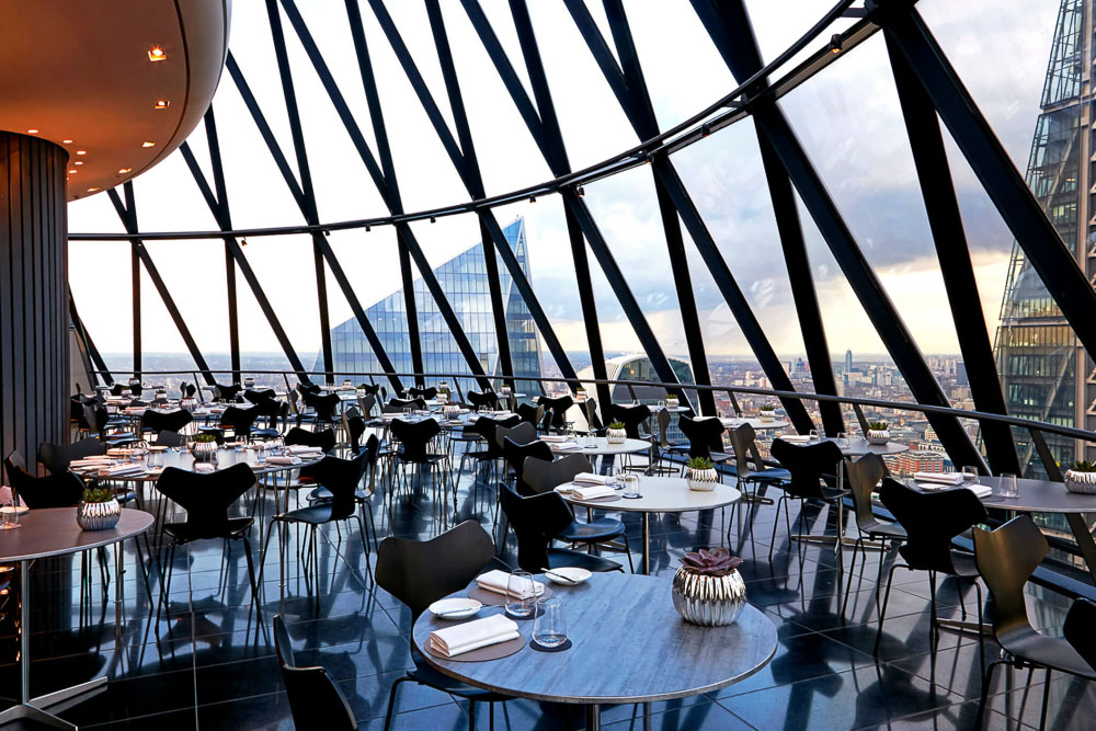 Searcys at The Gherkin - Restaurant with amazing london view