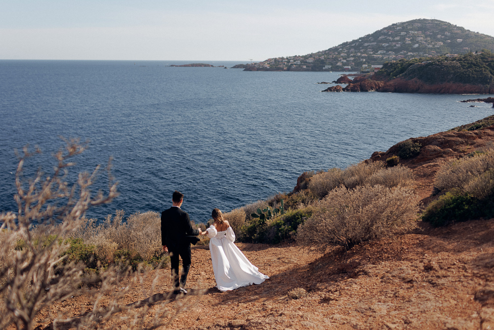 French Riviera Elopement on the beach