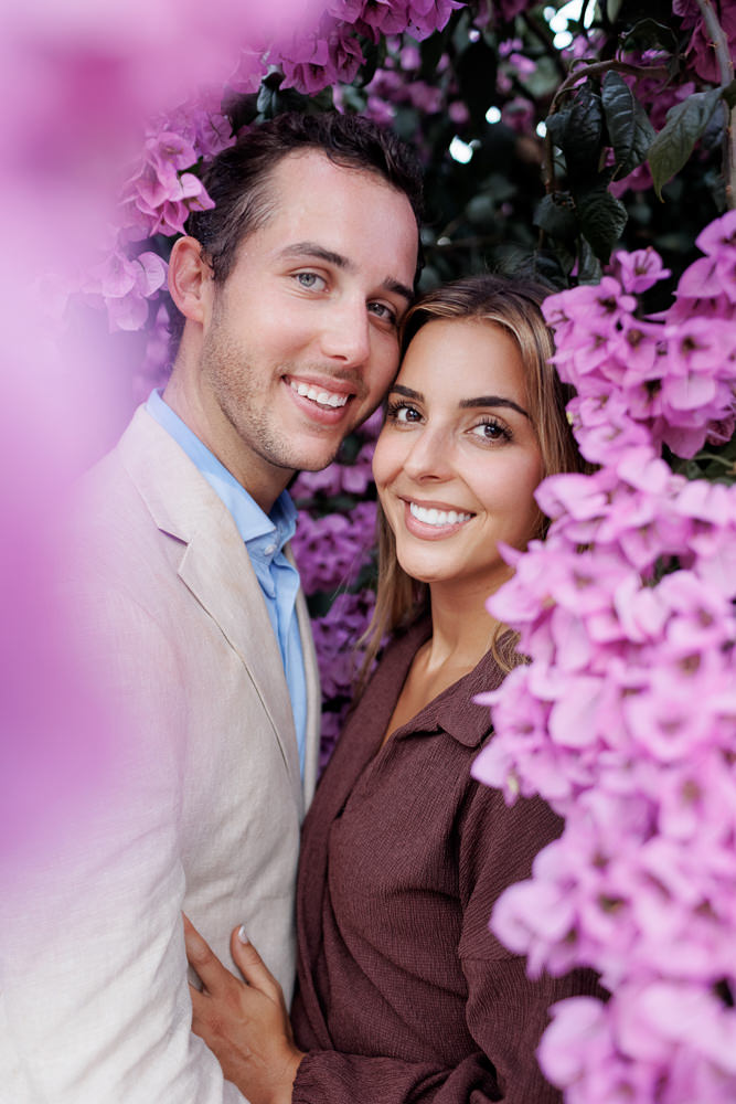 Engagement photos in Eze on the Cote d'Azur