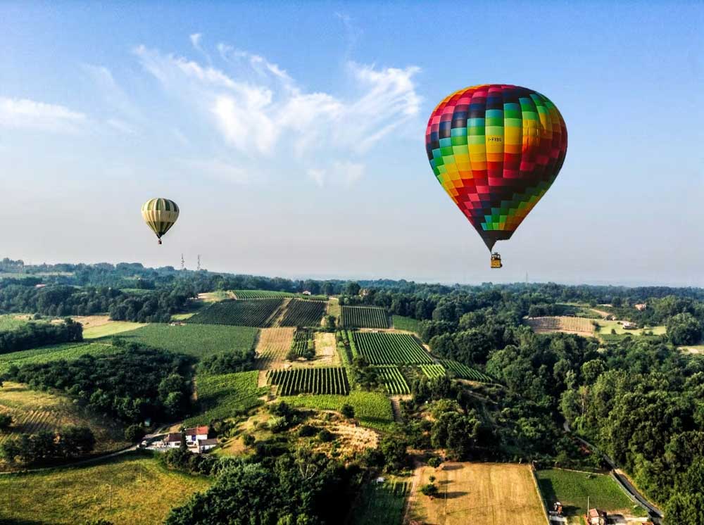 Hot Air Balloon near Rome