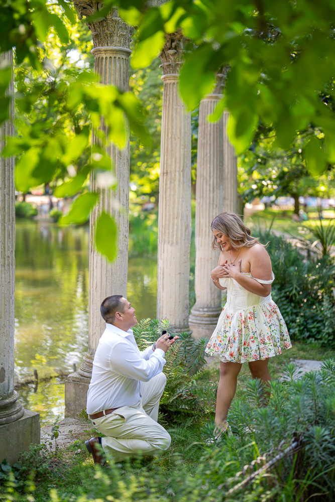 Where to Propose in Paris - Parc Monceau