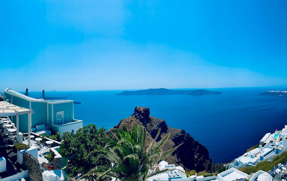 Where to Propose in Santorini - Skaros Rock