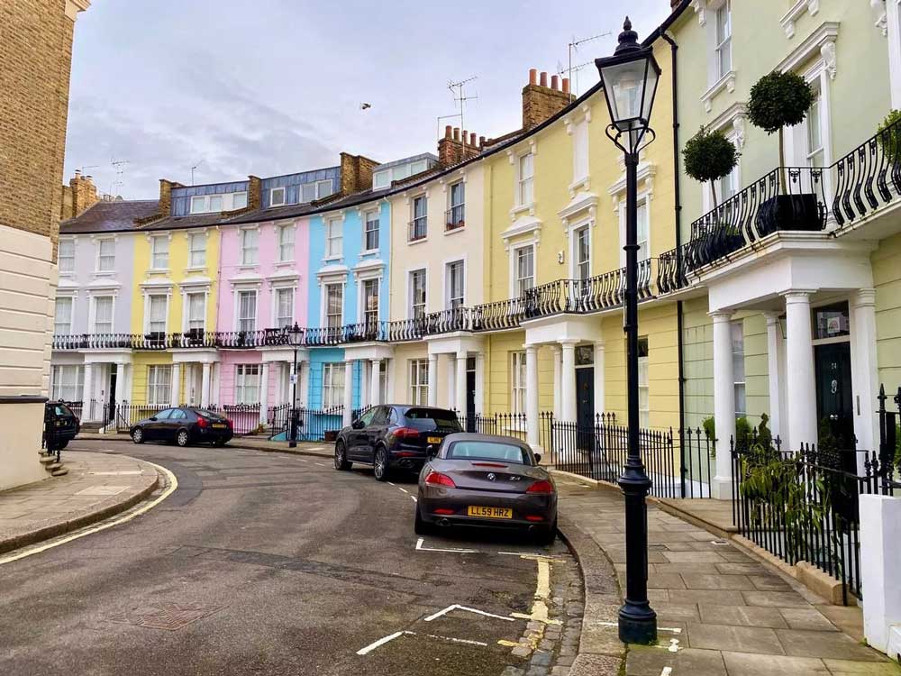 Romantic Backdrops for Couple Photoshoot in London - Kynance Mews