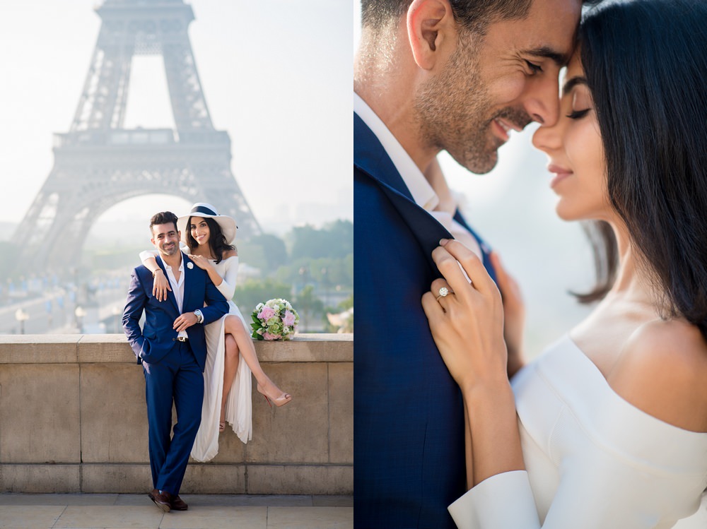 How the distance to subject changes framing in engagement photography - shot at 85mm