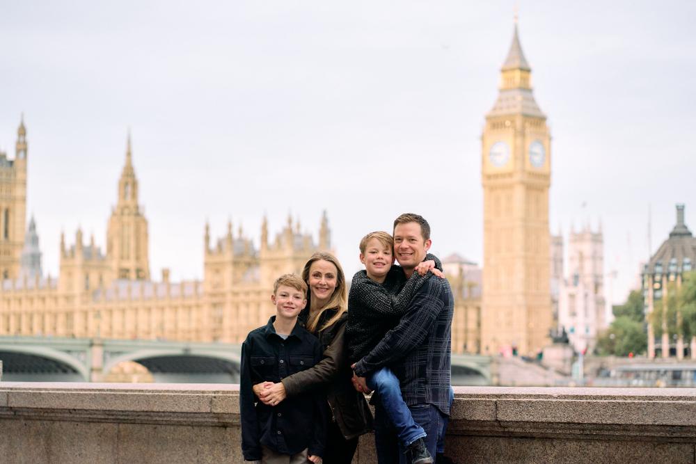 Family Photoshoot in London near Westminster